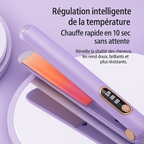 Fer à Lisser & Boucler 2-en-1 Ionique – Chauffage ultra Rapide, Revêtement Céramique