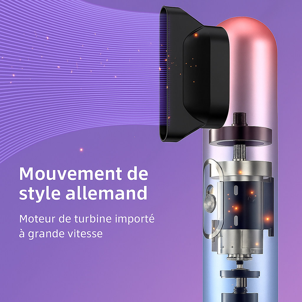 Sèche cheveux 3-en-1 Professionnel Style & Brillance